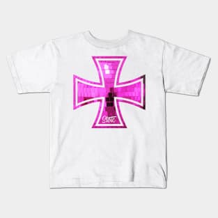 Iron Cross - Tie Dye - Three Kids T-Shirt